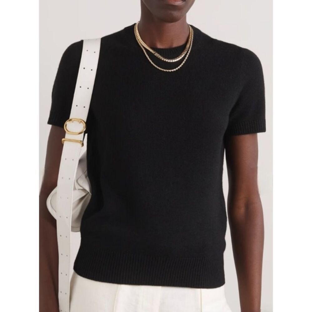 Theory Tolleree OB Cashmere Short Sleeve Top
G7